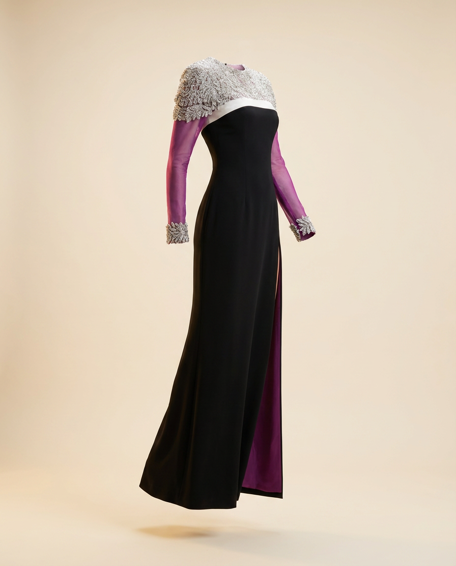Oscar B. — black with pink panels